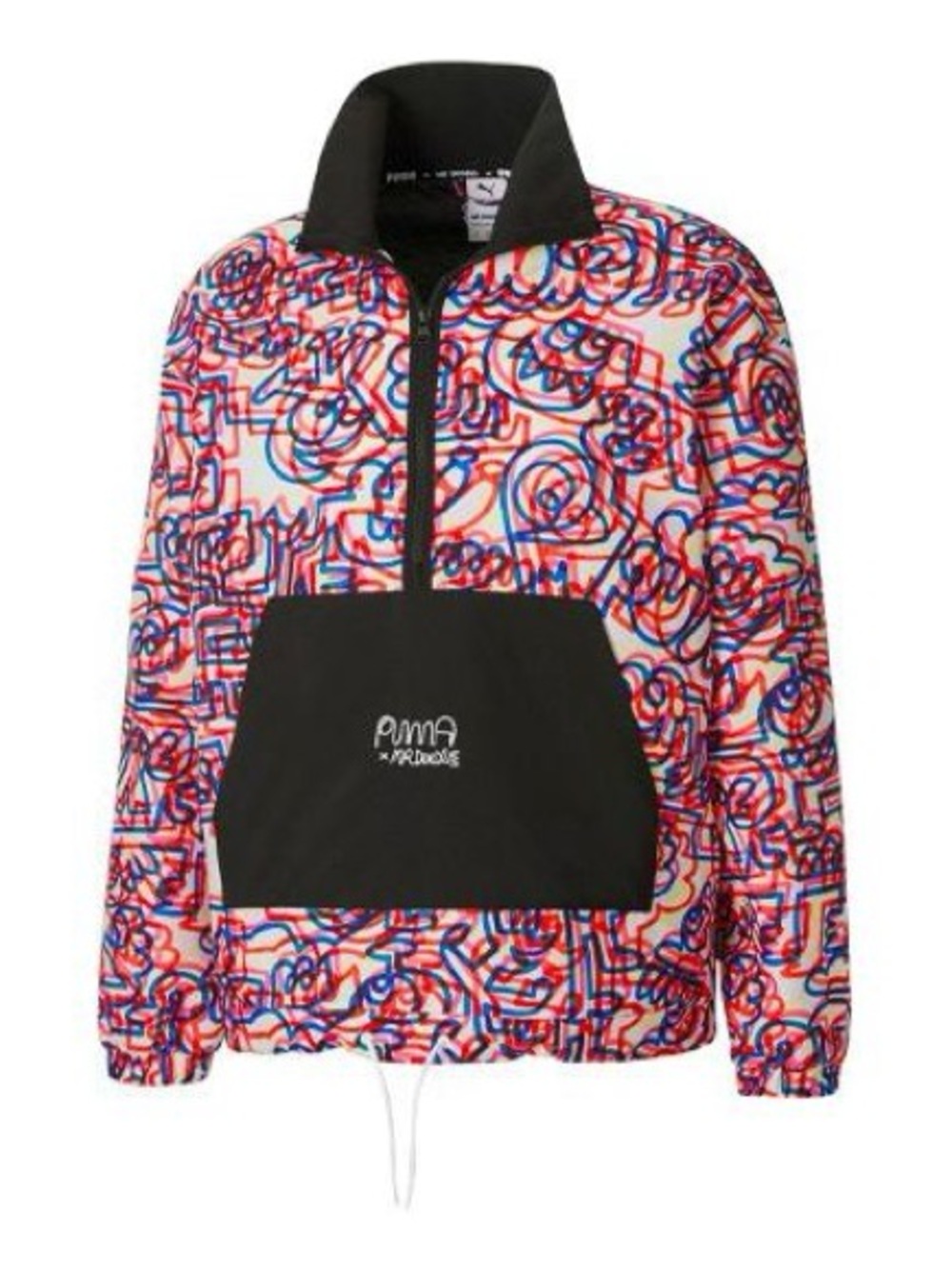 Men’s PUMA x Mr Doodle Anorak AOP Graffiti Pullover Windbreaker